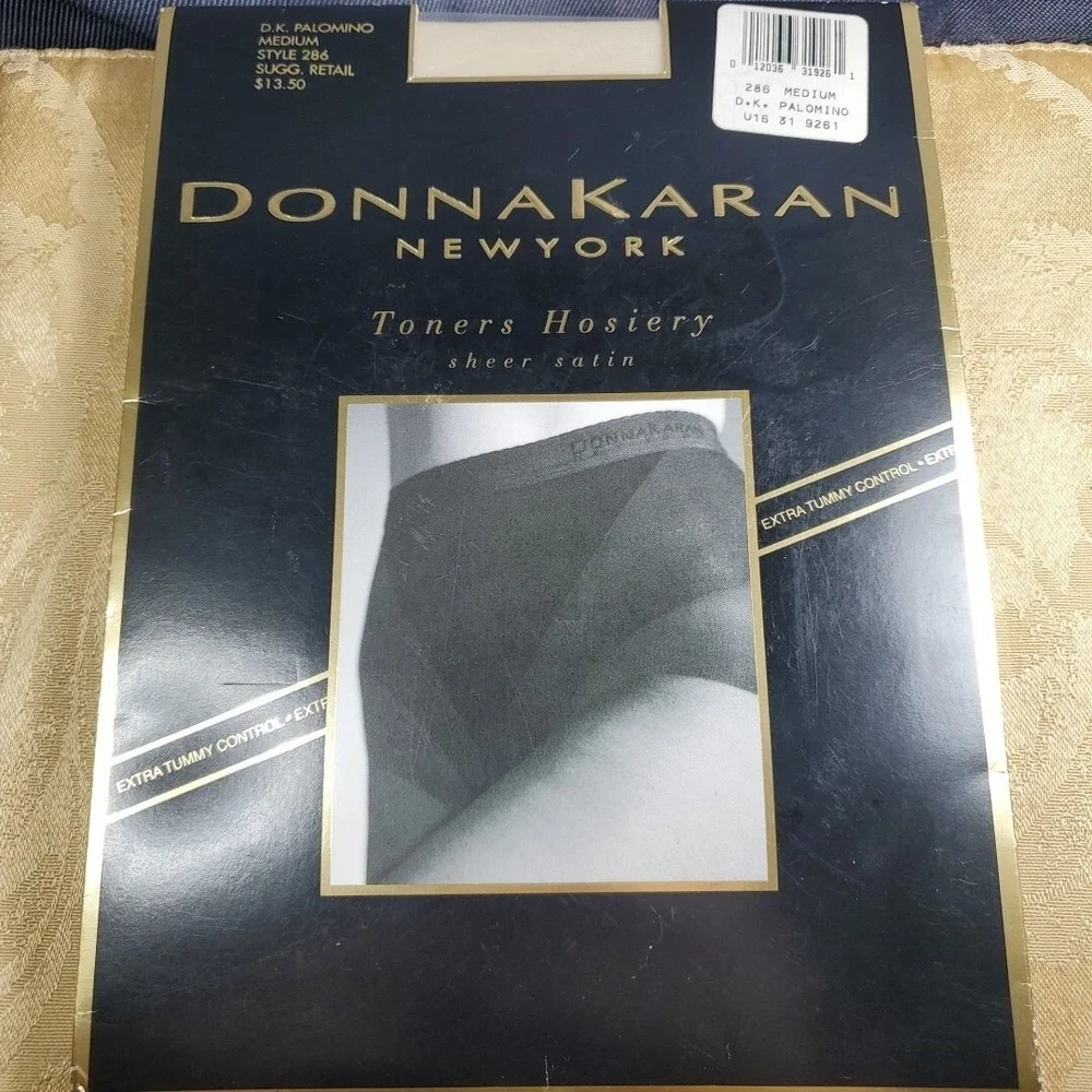 Donna Karan NY Toners Pantyhose Med Style 286 New Opened Box